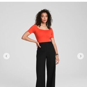 SPANX Black Wide-Leg Women's Pants